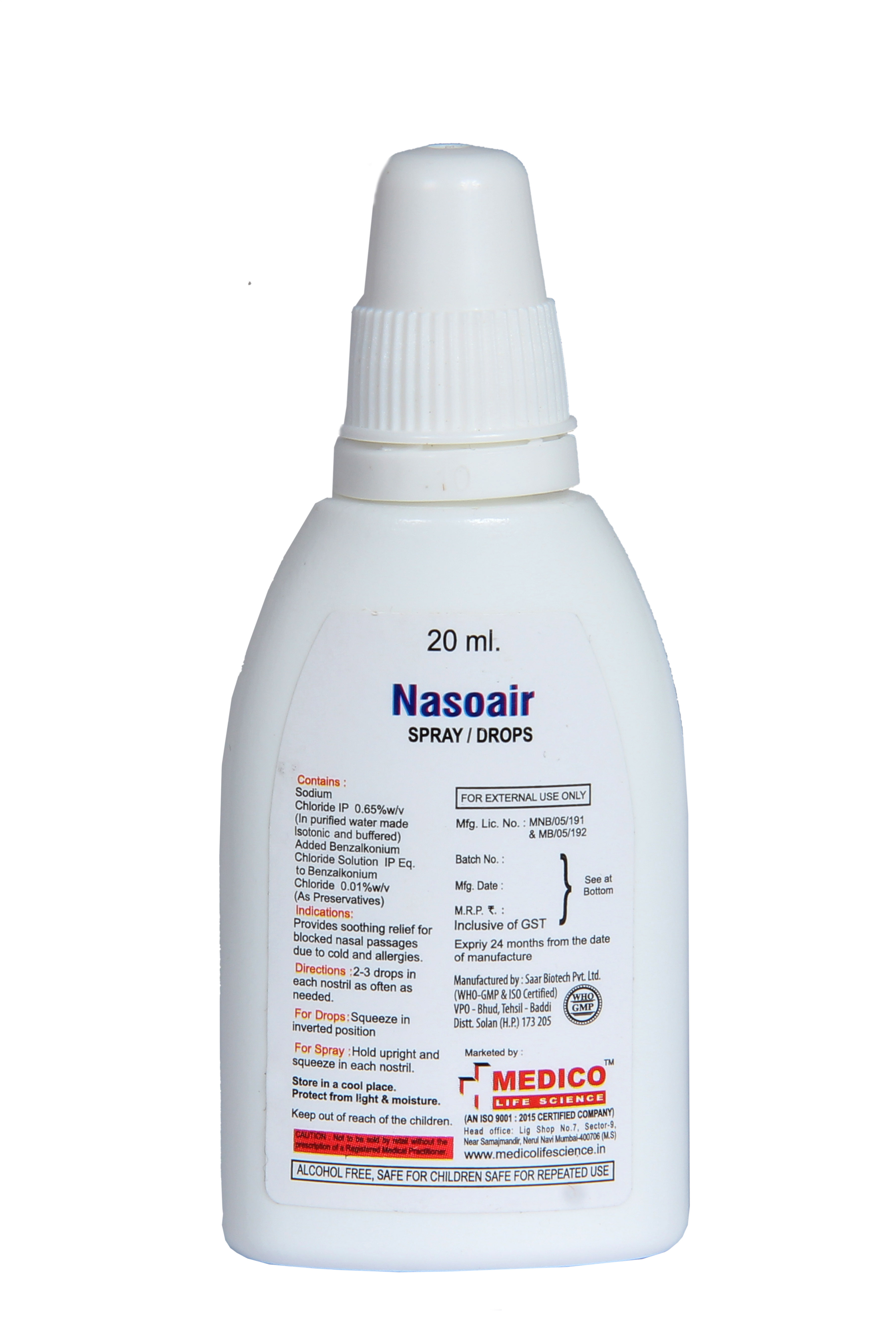Nasoair Spray - View 2